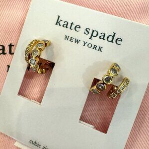 Kate Spade Dazzle Double Huggies Earrings